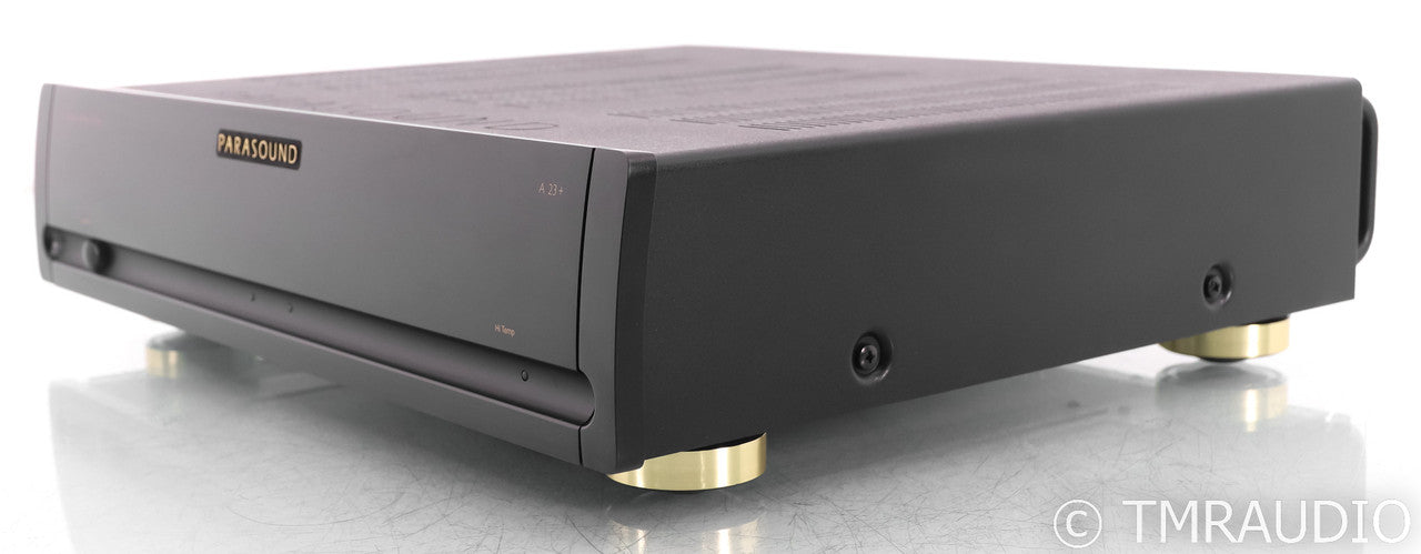 Parasound Halo A 23+ Stereo Power Amplifier; Black; A23 +