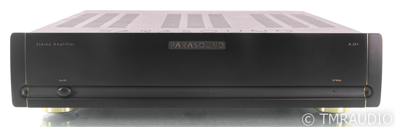 Parasound Halo A 23+ Stereo Power Amplifier; Black; A23 +