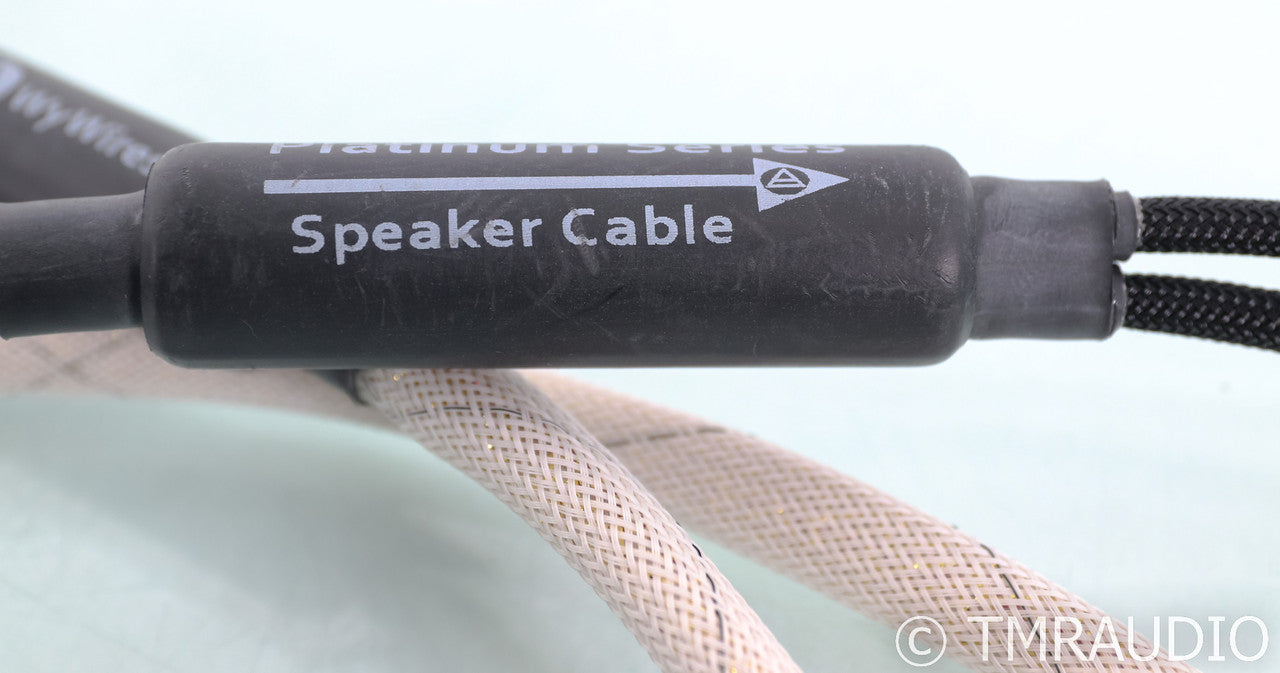 WyWires Platinum Speaker Cables; 8ft Pair