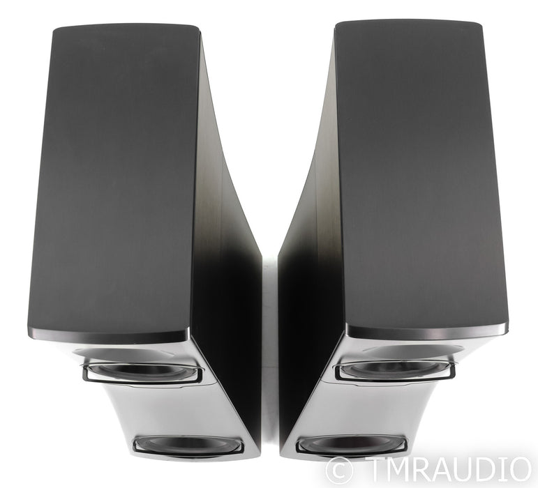 YG Acoustics Hailey 1.2 Floorstanding Speakers; Black Aluminum Pair