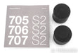 B&W 705 Signature Bookshelf Speakers; Datuk Gloss Pair