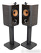 B&W Silver Signature Bookshelf Speakers; Pair w/ Stands; Crossovers