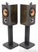B&W Silver Signature Bookshelf Speakers; Pair w/ Stands; Crossovers