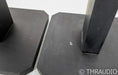 B&W Silver Signature Bookshelf Speakers; Pair w/ Stands; Crossovers