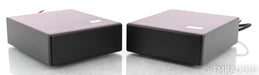 B&W Silver Signature Bookshelf Speakers; Pair w/ Stands; Crossovers