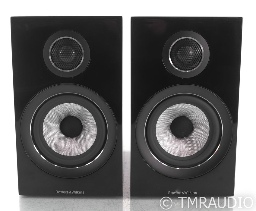 B&W 707 S2 Bookshelf Speakers; S-2; Piano Black Pair