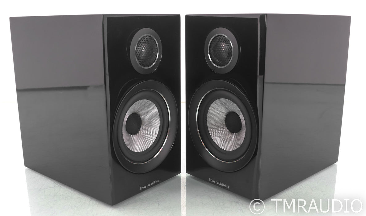 B&W 707 S2 Bookshelf Speakers; S-2; Piano Black Pair