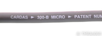 Cardas 300-B MicroTwin RCA Cables; TwinLink; 5m Pair Interconnects
