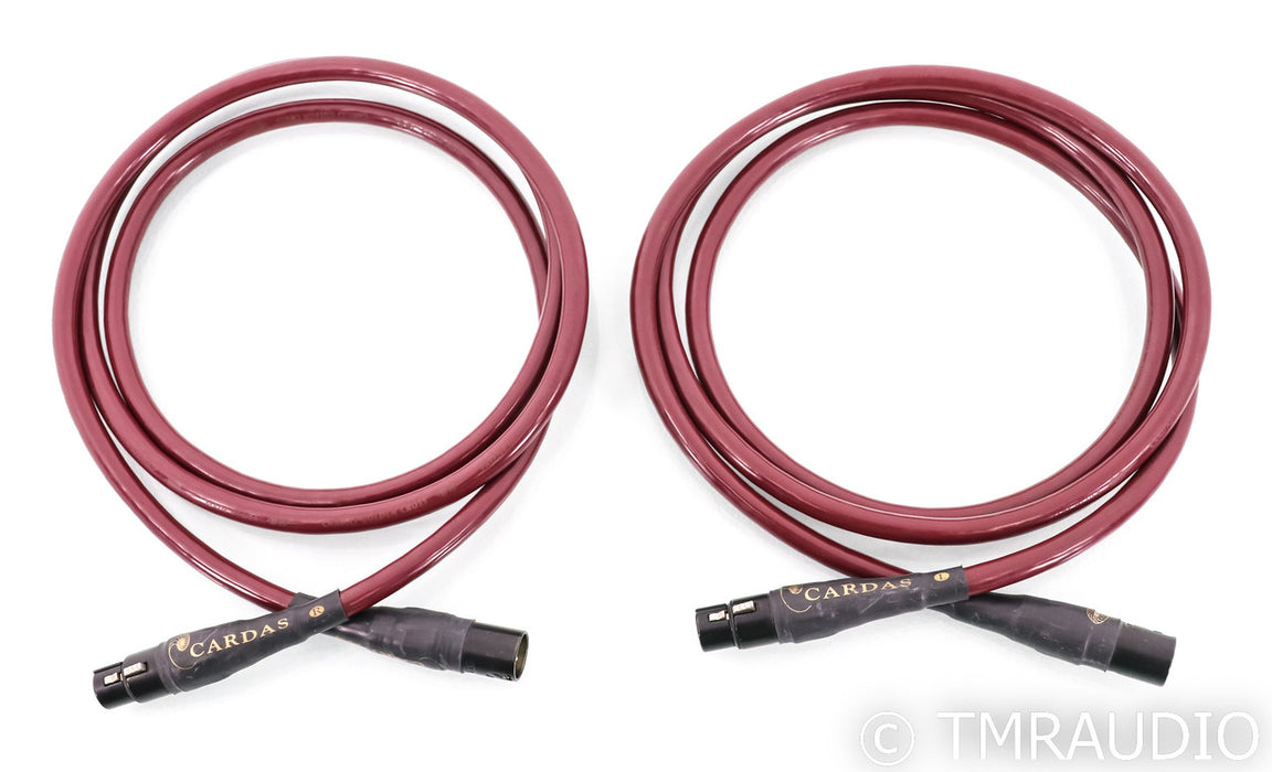 Cardas Golden Cross XLR Cables; 2m Pair Balanced Interconnects