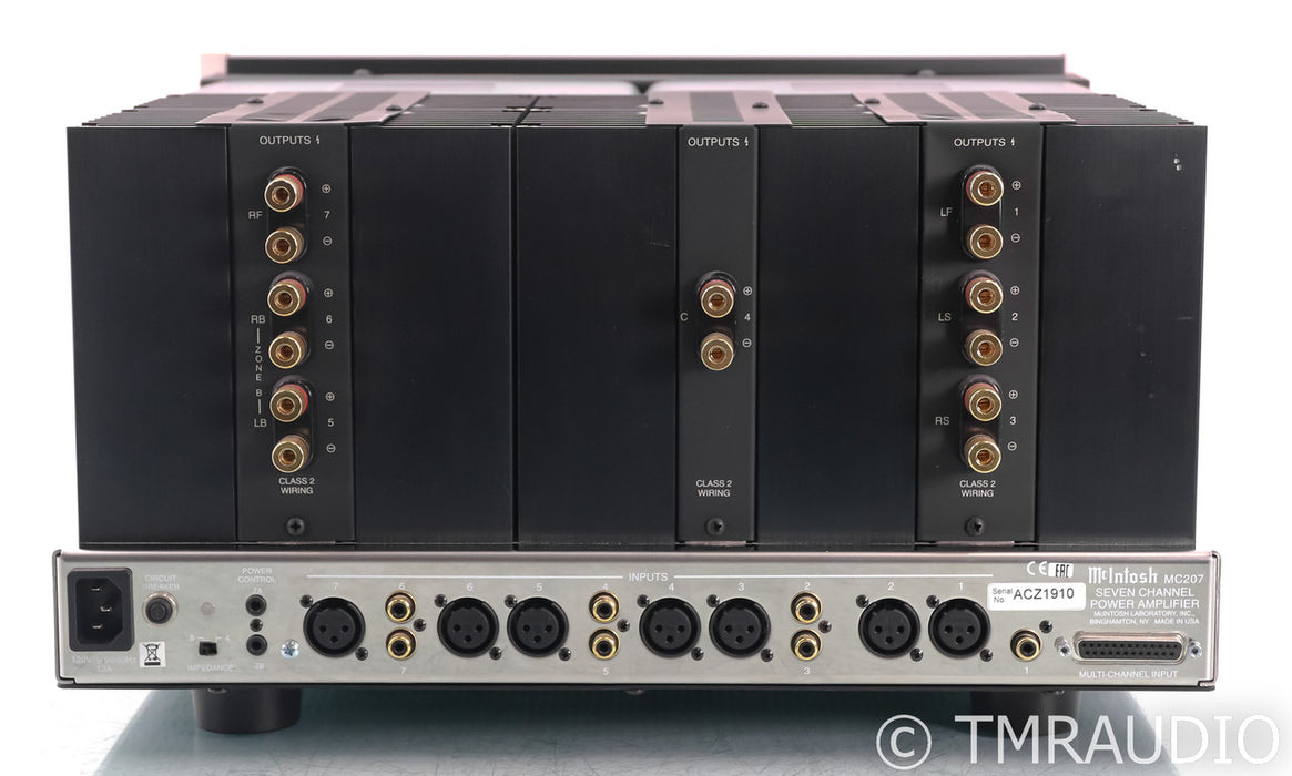 McIntosh MC207 7 Channel Power Amplifier; MC-207