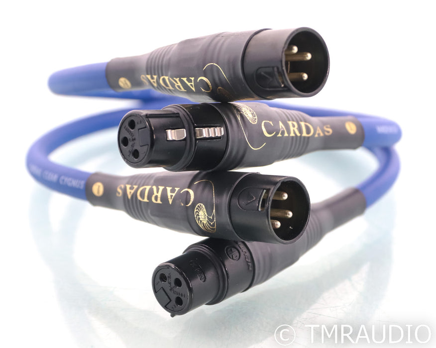 Cardas Audio Clear Cygnus XLR Cables; 1m Pair Balanced Interconnects
