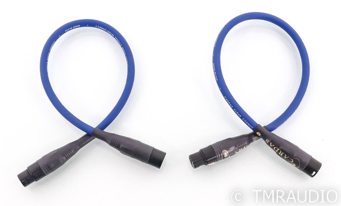 Cardas Audio Clear Cygnus XLR Cables; 1m Pair Balanced Interconnects