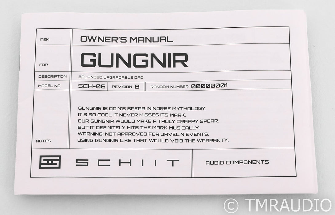 Schiit Audio Gungnir DAC