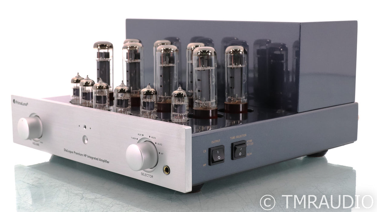 PrimaLuna DiaLogue Premium HP  Tube Integrated Amplifier; Silver; Remote