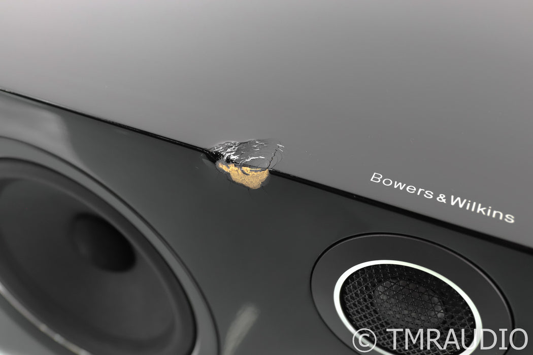 B&W HTM71 S2 Center Channel Speaker; HTM-71 S-2; Piano Black