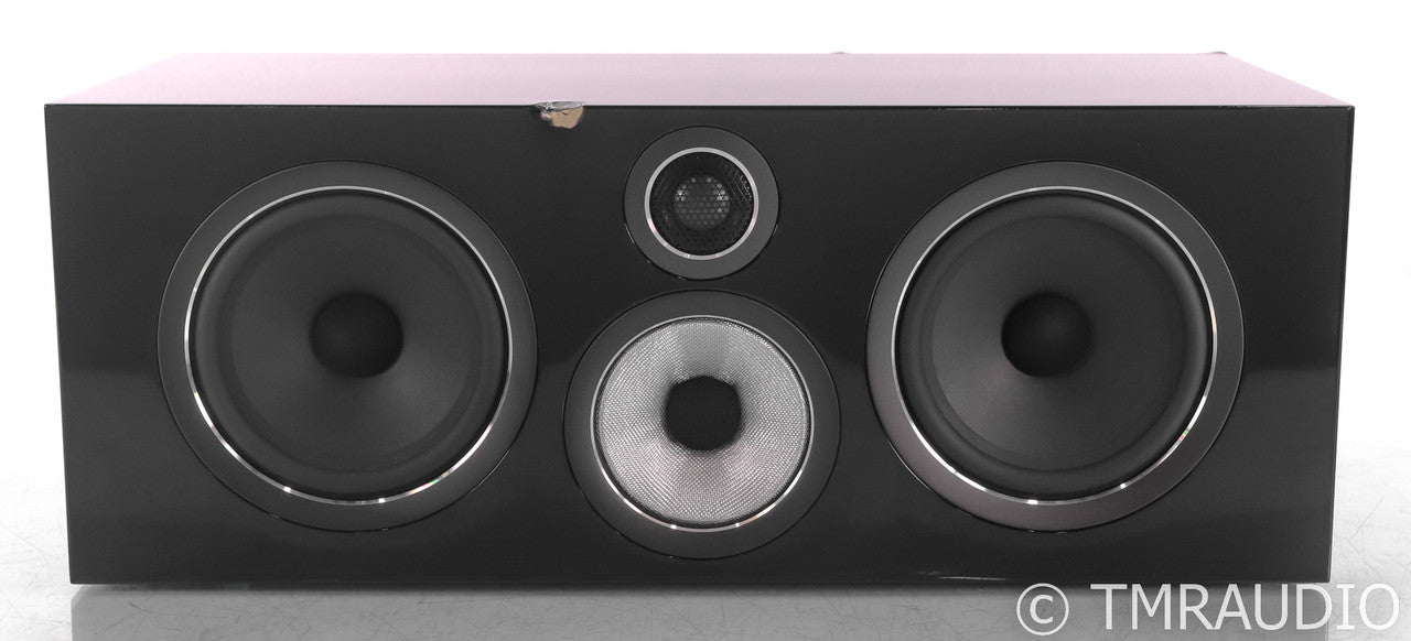 B&W HTM71 S2 Center Channel Speaker; HTM-71 S-2; Piano Black