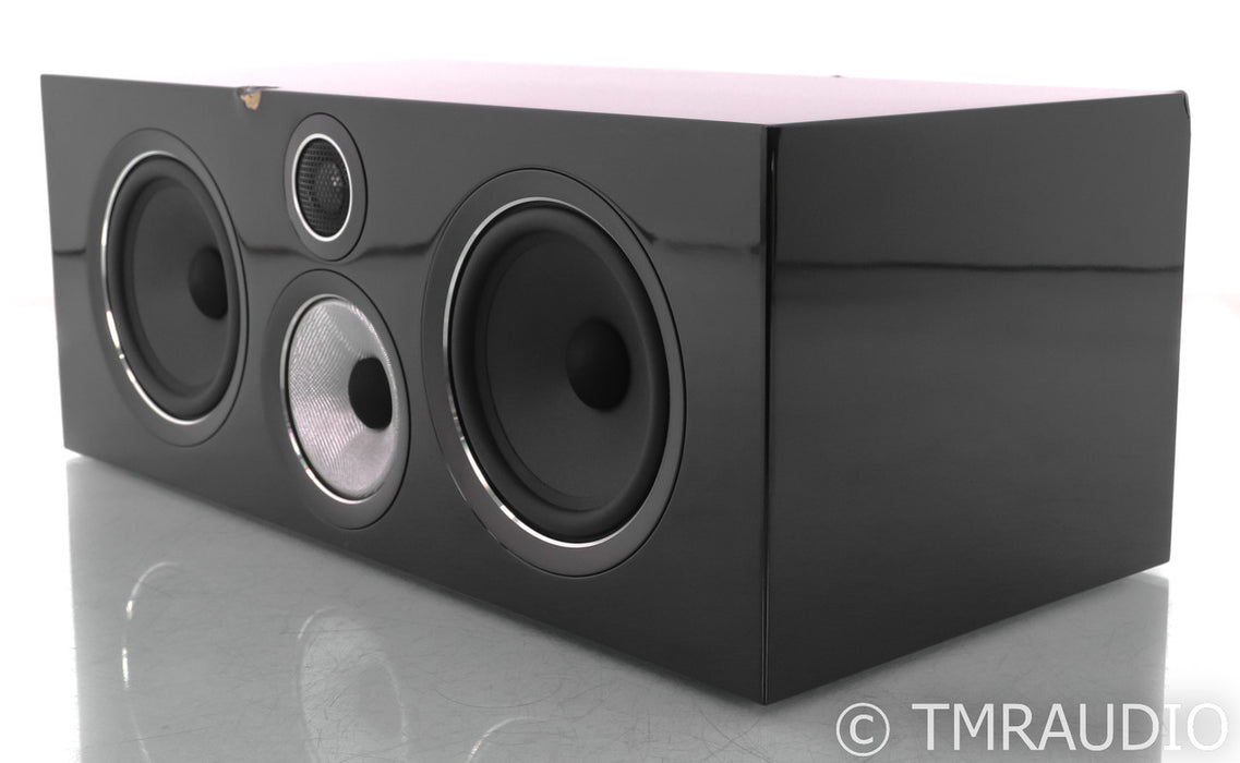 B&W HTM71 S2 Center Channel Speaker; HTM-71 S-2; Piano Black