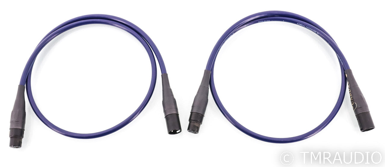 Cardas Crosslink 1I XLR Cables; 1m Pair Balanced Interconnects (Open Box)