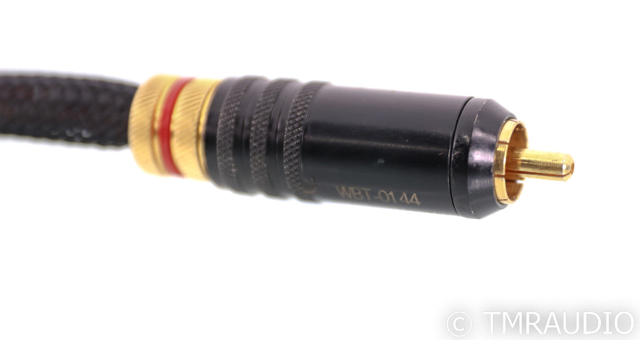 Kimber Kable Hero RCA Cables; 1m Pair Interconnects; WBT-0144
