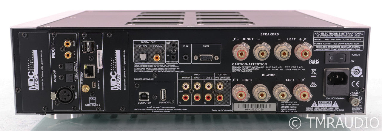 NAD M32 Stereo Integrated Streaming Amplifier; Remote; Masters; BluOS; DAC