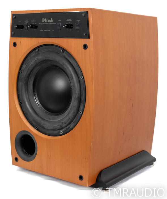 McIntosh PS112 Powered 12" Subwoofer; Natural Cherry; PS-112