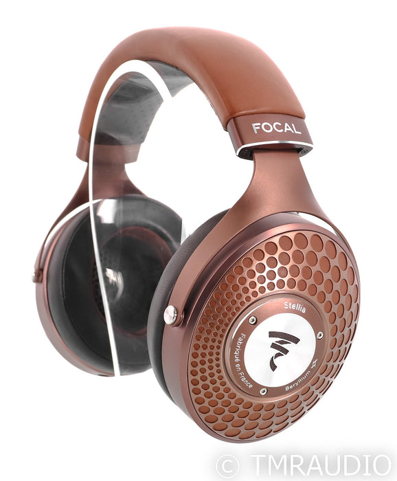 Focal Stellia Closed Back Headphones; Chocolate Leather (1/1)