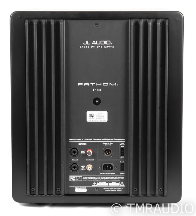 JL Audio Fathom F113 13.5 Powered Subwoofer; Black