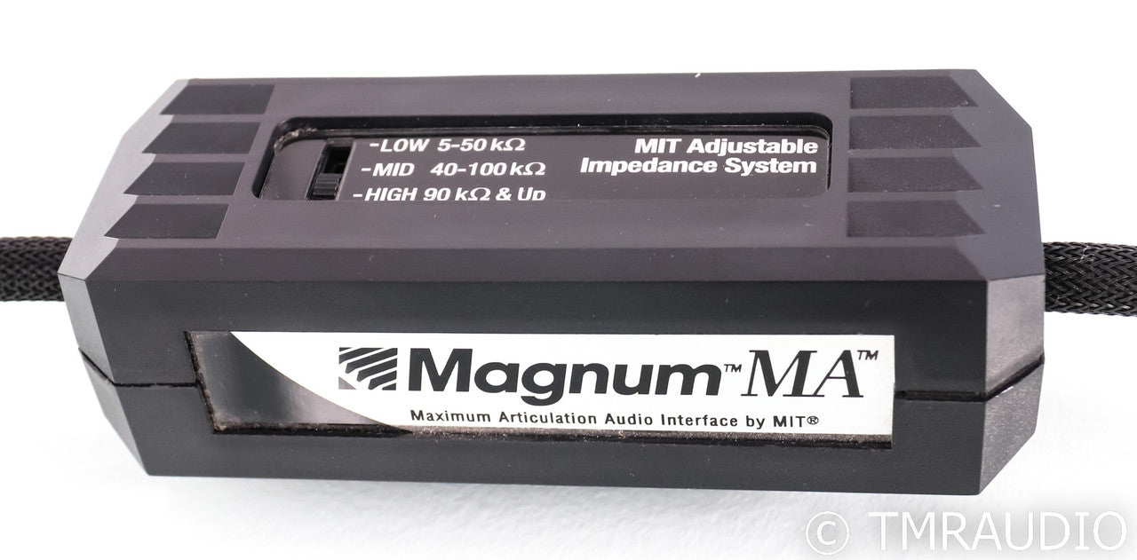 MIT Magnum MA RCA Cables; 3m Pair Interconnects; Adjustable Impedance