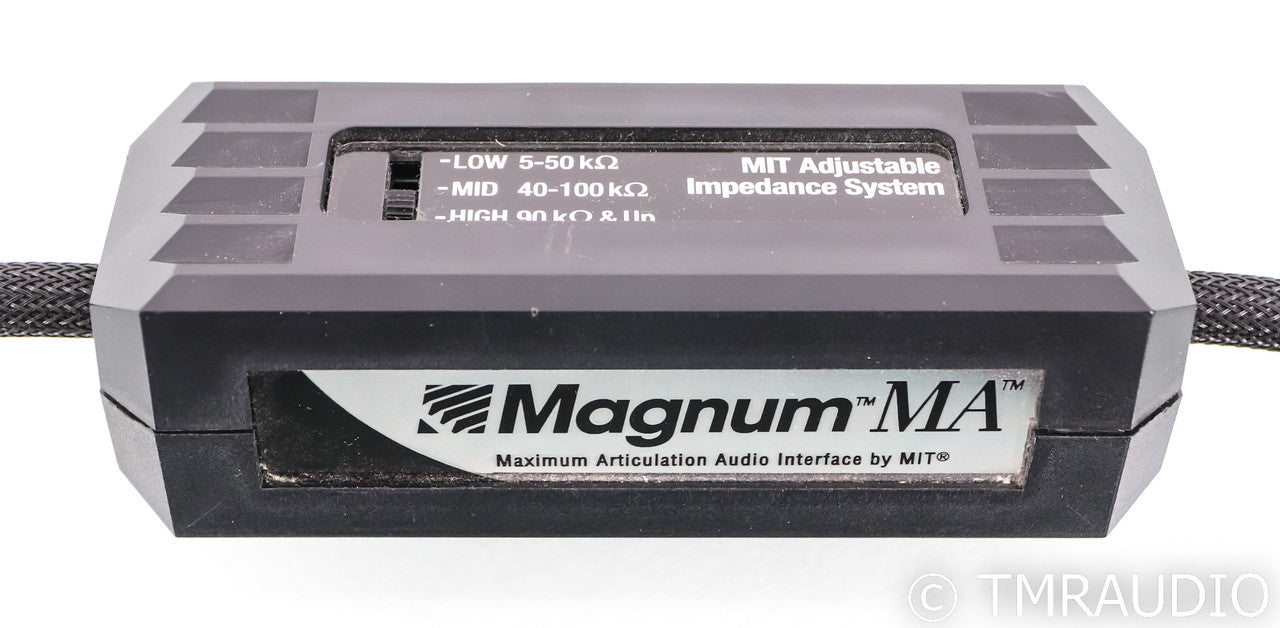 MIT Magnum MA RCA Cables; 3m Pair Interconnects; Adjustable Impedance
