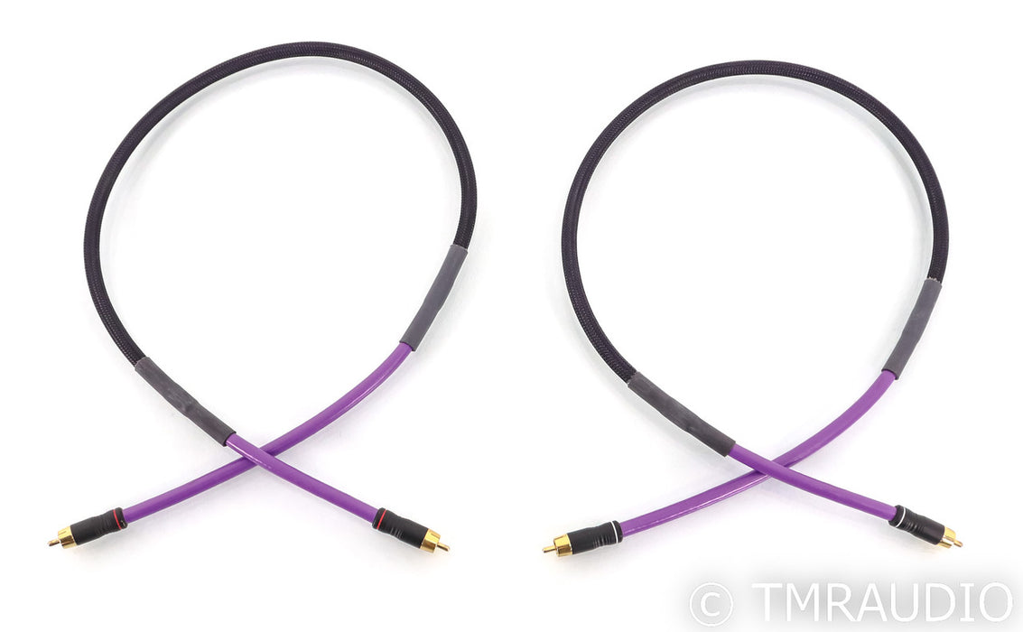 Basis Audio PSTT RCA Cables; 1m Pair Interconnects; Perfect Signal Transmission