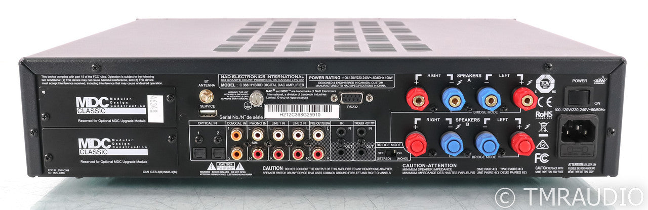 NAD C368 Stereo Integrated Amplifier; C-368; Remote