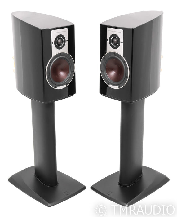 Dali Epicon 2 Bookshelf Speakers; Gloss Black Pair w/ Stands