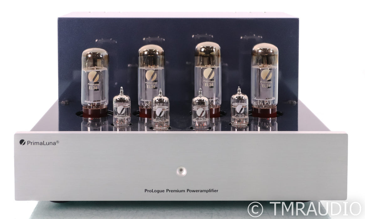 PrimaLuna ProLogue Premium Stereo Tube Power Amplifier; Silver