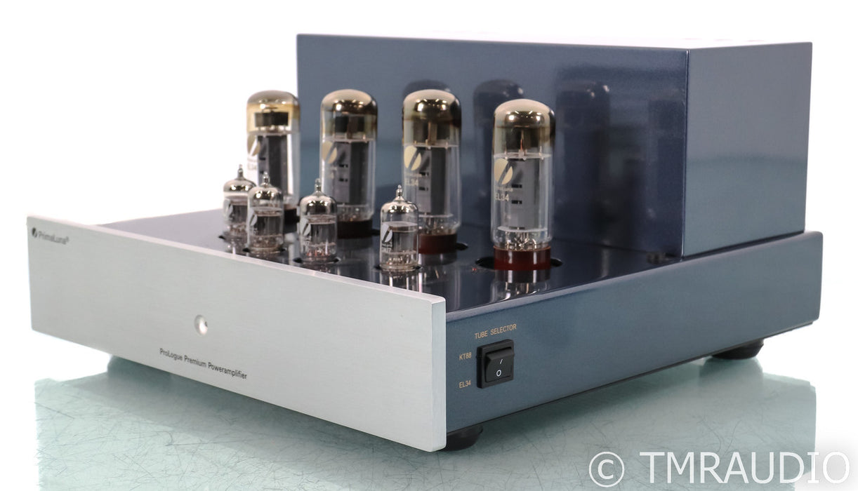 PrimaLuna ProLogue Premium Stereo Tube Power Amplifier; Silver