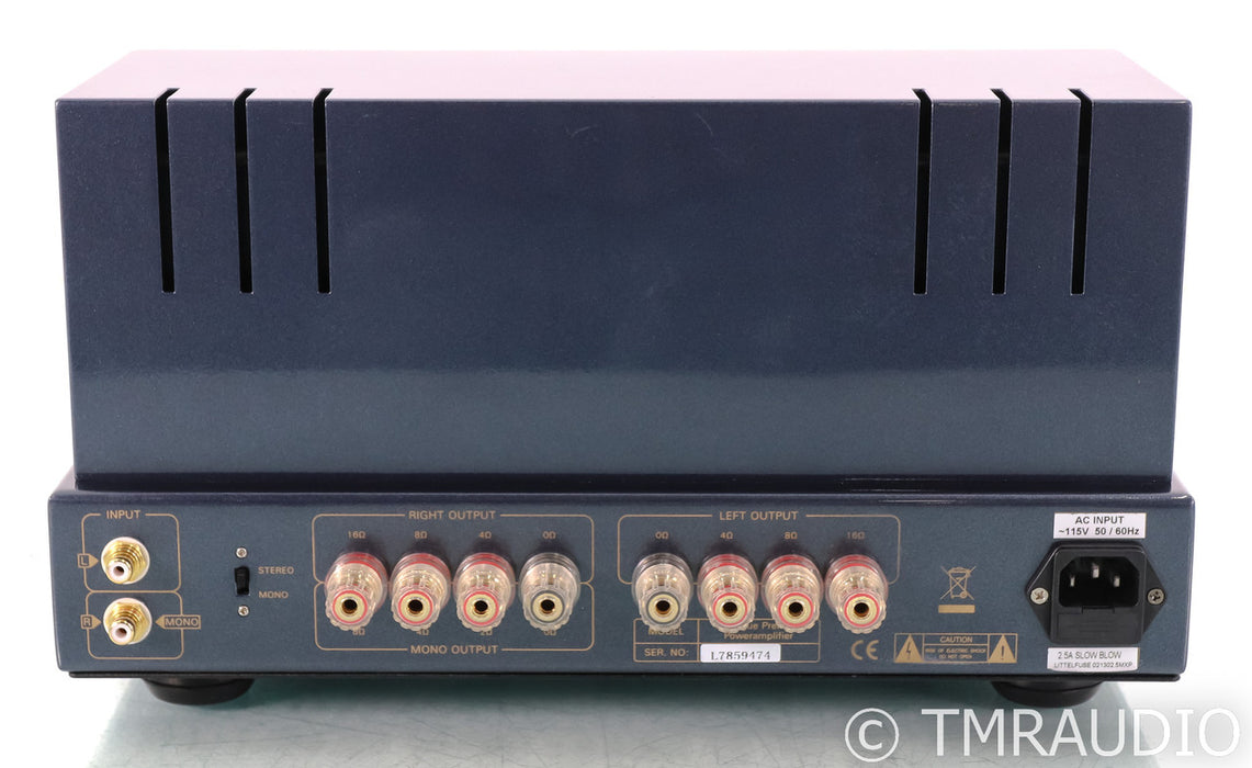 PrimaLuna ProLogue Premium Stereo Tube Power Amplifier; Silver