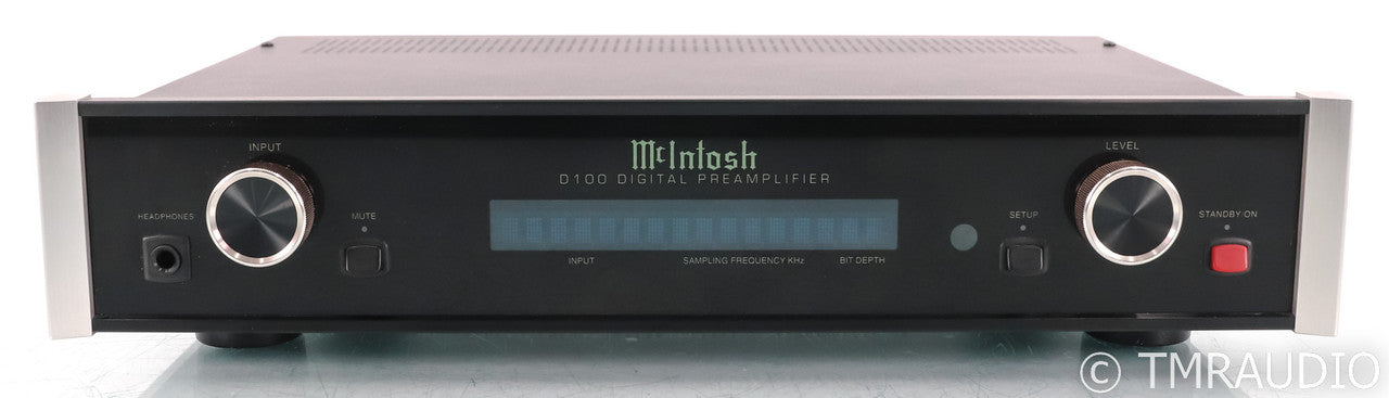 McIntosh D100 DAC / Preamplifier; Remote; D/A Converter