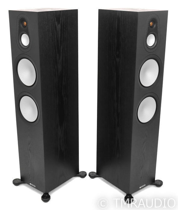Monitor Audio Silver 500 7G Floorstanding Speakers; Black Oak Pair