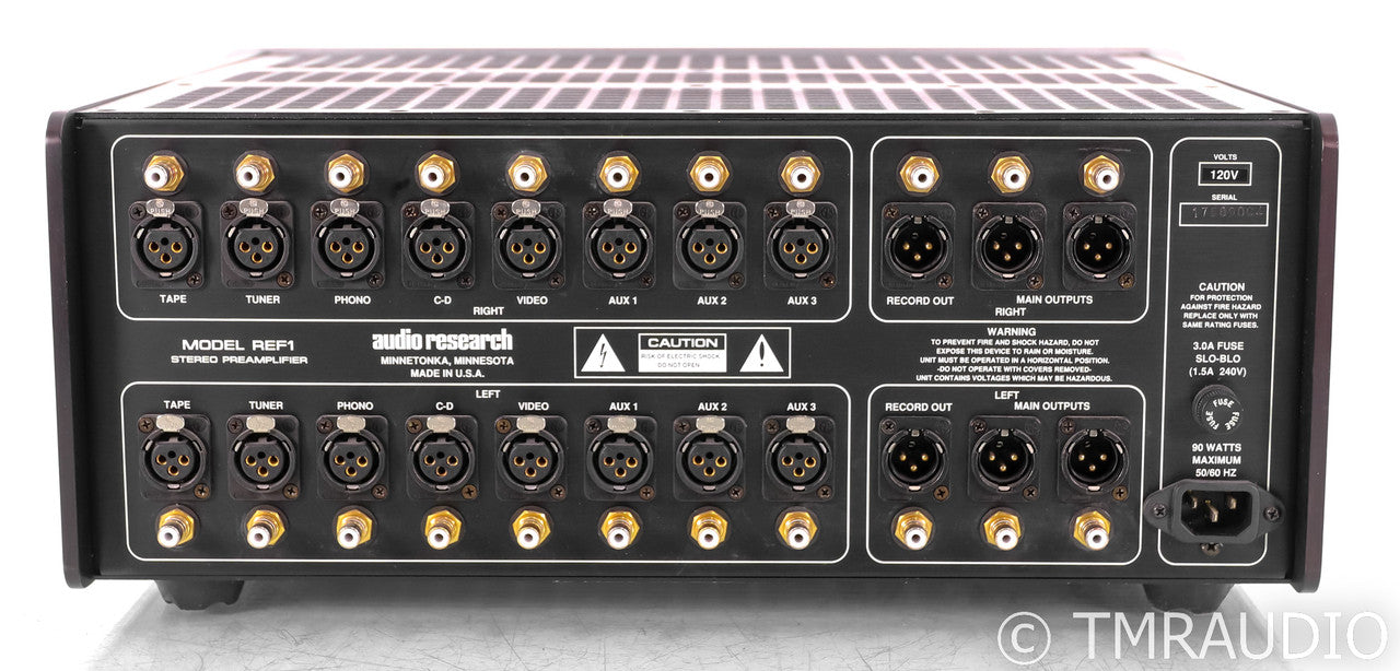 Audio Research Reference One Stereo Tube Preamplifier; Remote; Silver; REF1