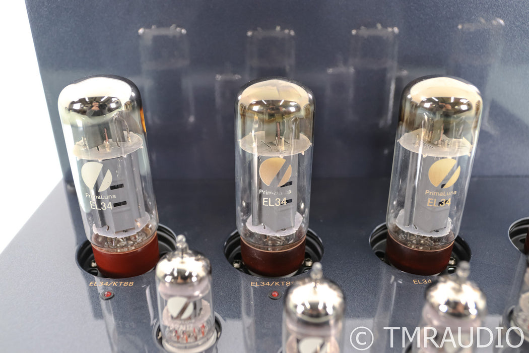 PrimaLuna ProLogue Premium Stereo Tube Power Amplifier; Silver