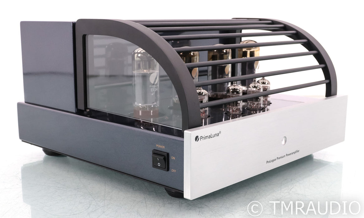 PrimaLuna ProLogue Premium Stereo Tube Power Amplifier; Silver