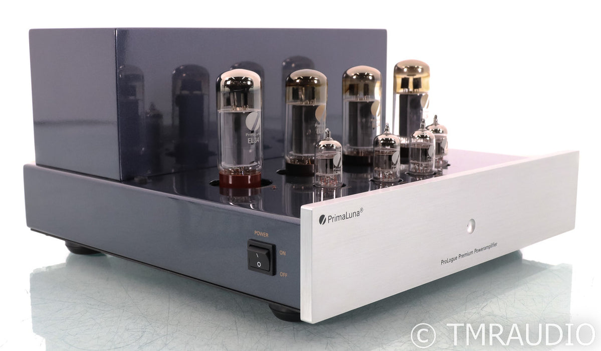 PrimaLuna ProLogue Premium Stereo Tube Power Amplifier; Silver
