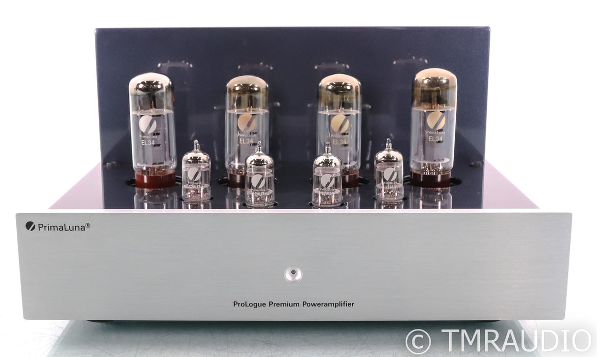 PrimaLuna ProLogue Premium Stereo Tube Power Amplifier; Silver