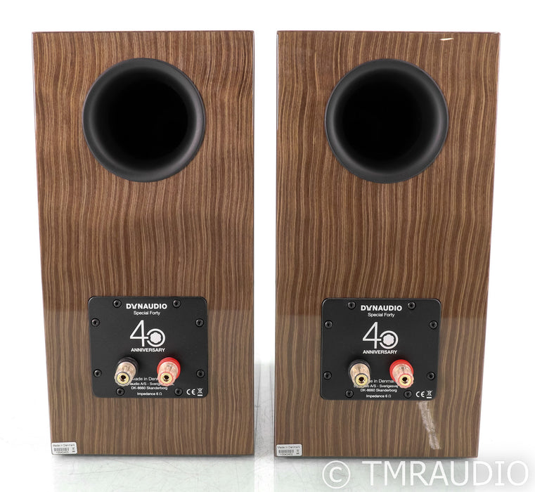 Dynaudio Special Forty Bookshelf Speakers; Ebony Wave Pair; 40th Anniversary