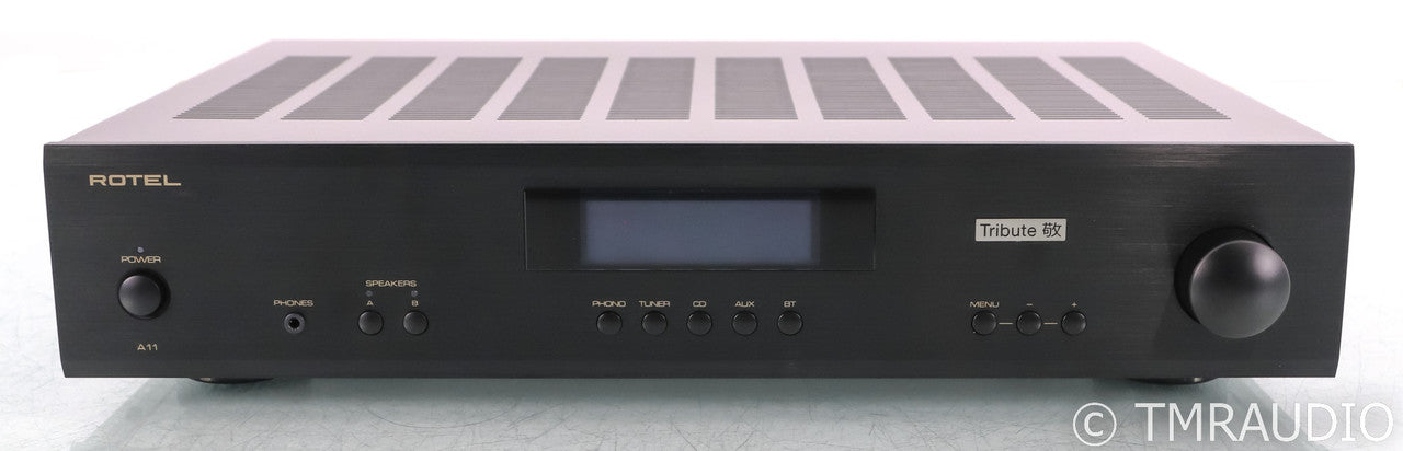 Rotel A11 Tribute Stereo Integrated Amplifier; Black; Remote; MM Phono