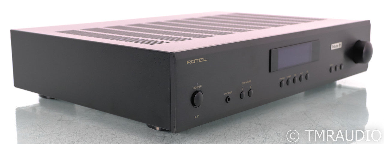 Rotel A11 Tribute Stereo Integrated Amplifier; Black; Remote; MM Phono