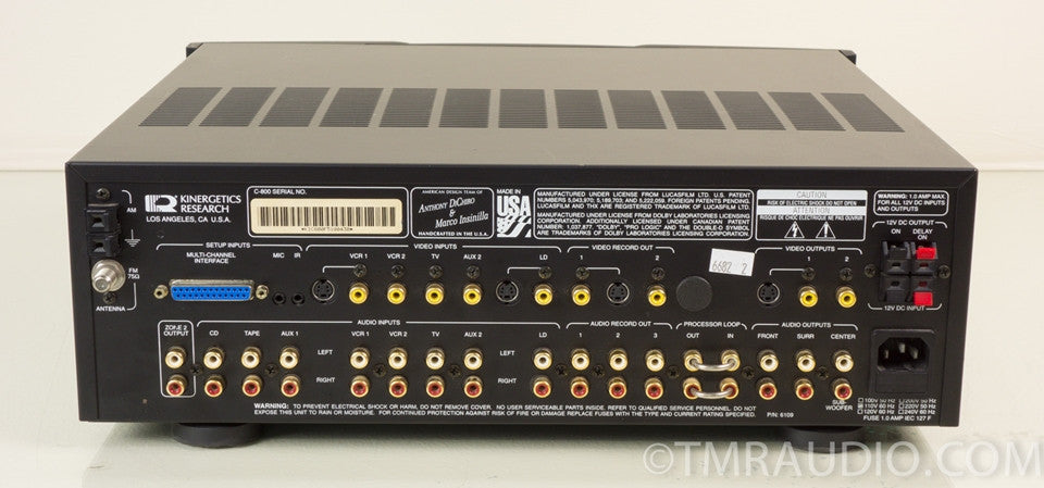 Chiro Kinergetics Research C-800 Dual Zone Preamp / Process w/ C5.1 Decoder
