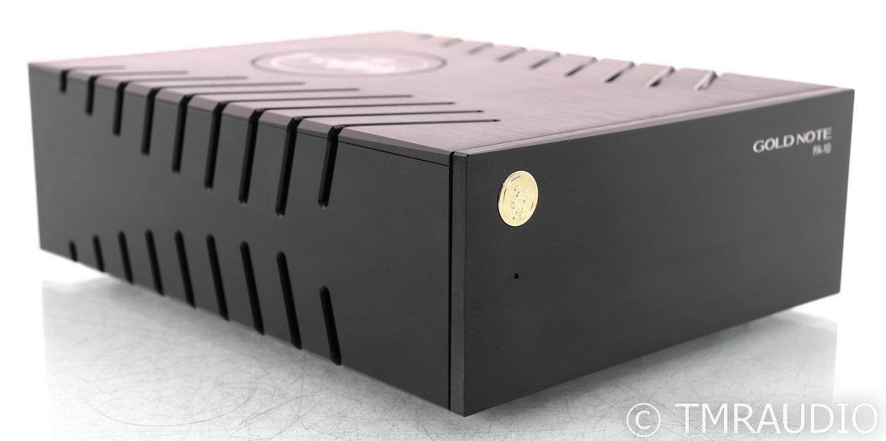 Gold Note PA-10 Stereo Power Amplifier; Black; PA10