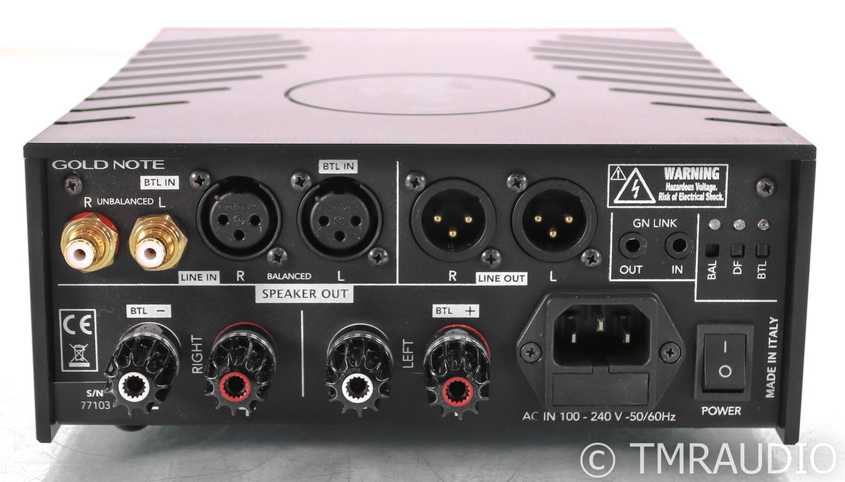 Gold Note PA-10 Stereo Power Amplifier; Black; PA10