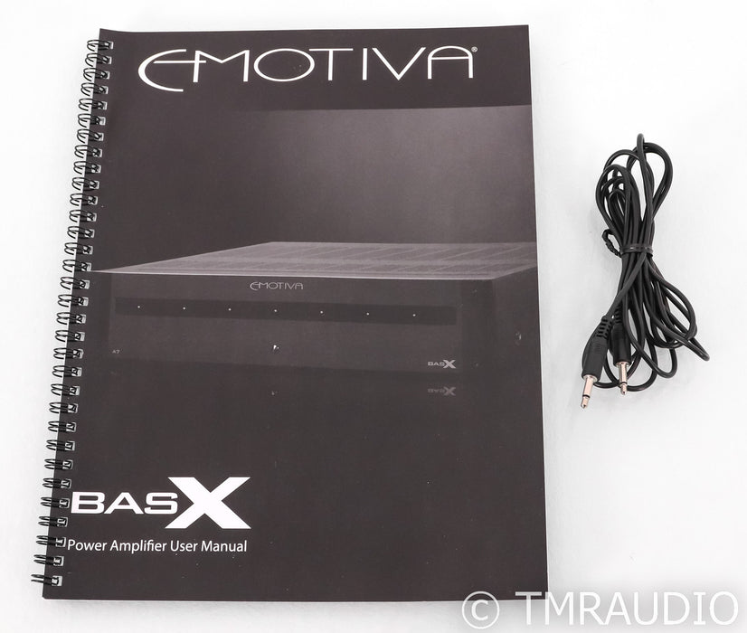 Emotiva BasX A2 Stereo Power Amplifier; A-2; Black