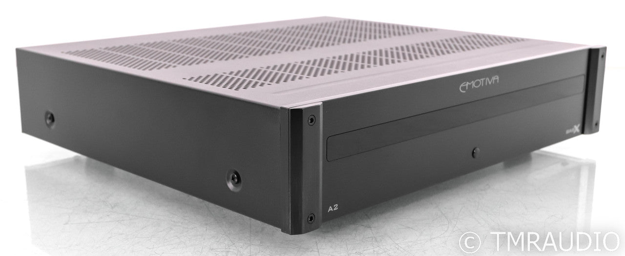Emotiva BasX A2 Stereo Power Amplifier; A-2; Black